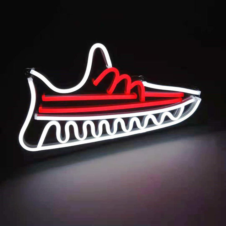 Birthday gift Home decoration Shoes Neon Light Led  Neon Light Sign Board Display For Store