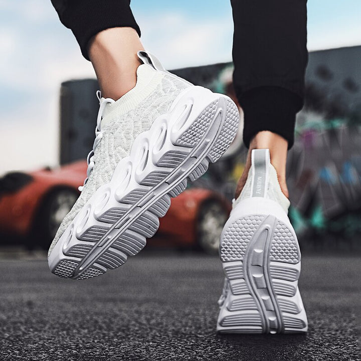 2020 Gray White Running Shoes