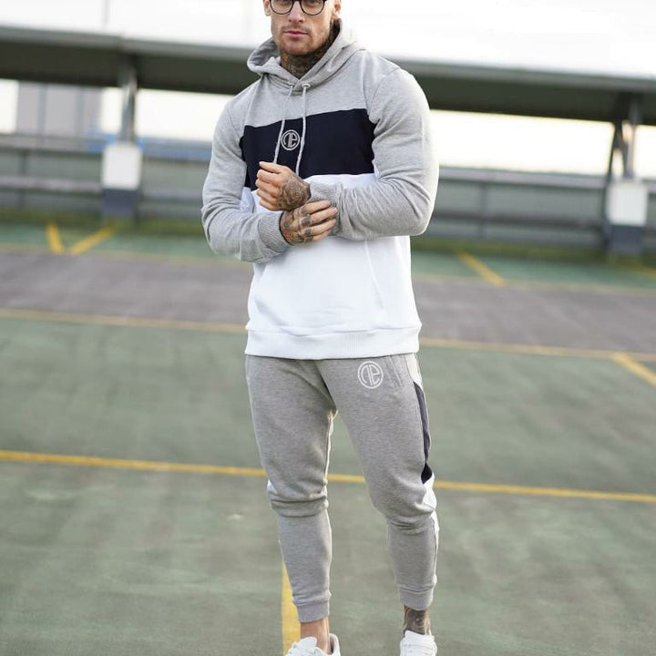 Mens Tracksuits 2020 Cotton Casual Hoodie Set Autumn Male Sweatshirt Clothes For Men